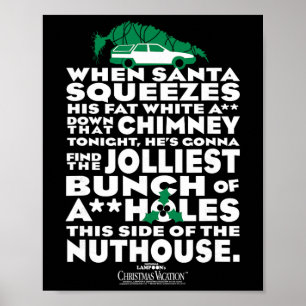 Warner Bros. Kerstvakantie Vrolijkste Stuk - W Poster