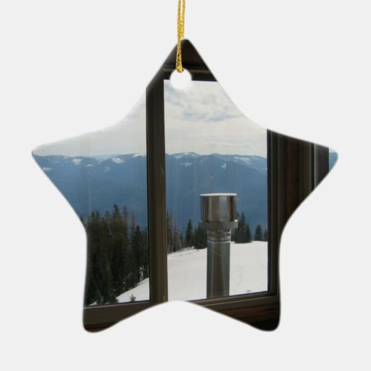 Warner Mountain Fire Lookout Keramisch Ornament (Voorkant)