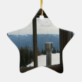 Warner Mountain Fire Lookout Keramisch Ornament (Achterkant)