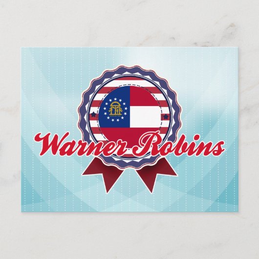 Warner Robins, GA Briefkaart (Voorkant)
