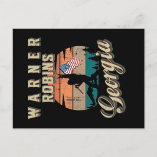 Warner Robins Georgia Briefkaart