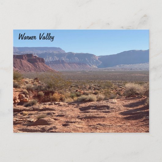 Warner Valley Briefkaart (Voorkant)