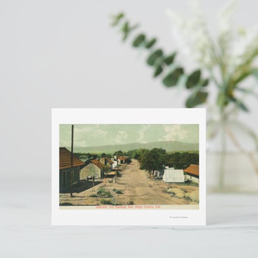 Warners Hot Springs ViewSan Diego County, CA Briefkaart (Staand voorkant)