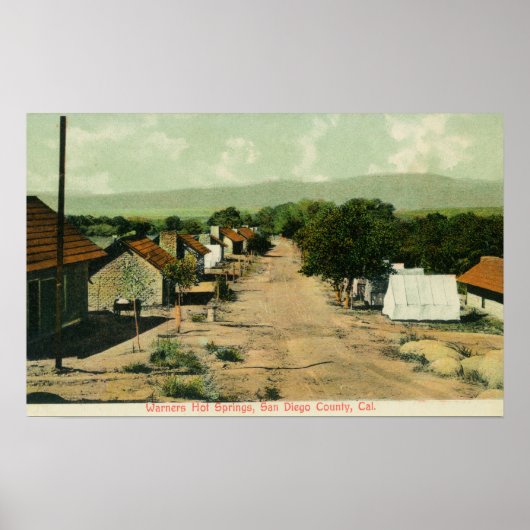 Warners Hot Springs ViewSan Diego County, CA Poster (Voorkant)