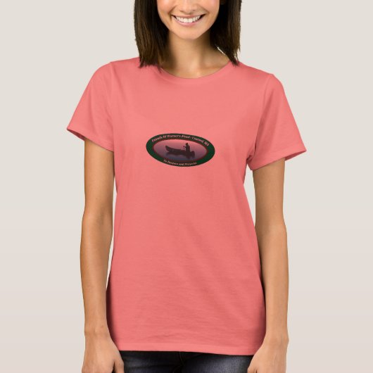 Warner's Pond Dames Ringer T-Shirt (Voorkant)