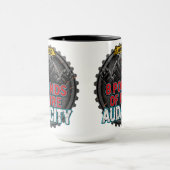 Warning 8 Pounds of Pure Audacity Mok (Midden)