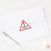 Warning Chechen! Sticker (Envelop)