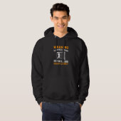 Warning Handball Mom Will Shout Loudly Handball Pl Hoodie (Voorkant volledig)