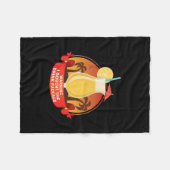 Warning I Bought The Drink Package  Fleece Deken (Voorkant (Horizontaal))