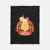 Warning I Bought The Drink Package  Fleece Deken (Voorkant)