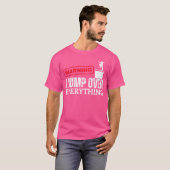 Warning I Jump Over Everything Parkour T-shirt (Voorkant volledig)