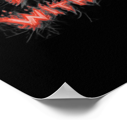 Warning! I Pivot Without Warning Poster (Hoek)