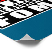 Warning I'm Just Here Because Of Fomo Funny Quote  Poster (Hoek)