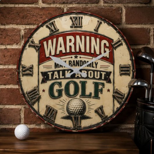 Warning May Randomly Talk About Golf Grote Klok
