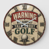 Warning May Randomly Talk About Golf Grote Klok (Voorkant)