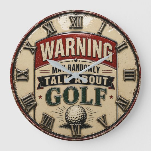 Warning May Randomly Talk About Golf Grote Klok (Voorkant)