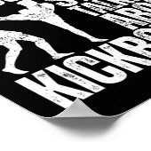 Warning May Suddenly Start Talking About Kickboxin Poster (Hoek)