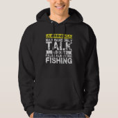 Warning May Talk About Fishing   False Albacore Fi Hoodie (Voorkant)