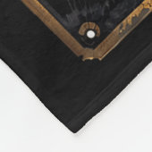 Warning_ May Talk Trains _ Funny Model Train Sayin Fleece Deken (Hoek)