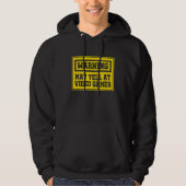 Warning May Yell At Video Games Console Controller Hoodie (Voorkant)
