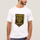 Warning Mechanic With Attitude Canadian Tee T-shirt (Voorkant)