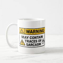 Warning: Sarcasm Inside – Office Mug Koffiemok
