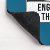 Warning Sign - Engineer On The Loose Funny Job Quo Muismat (Hoek)