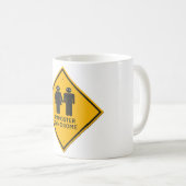 Warning sign - Imposter syndrome  Koffiemok (Voorkant rechts)