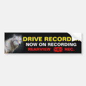 Warning Sticker：Wolf Bumpersticker (Voorkant)