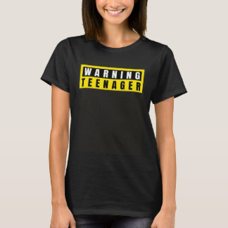 warning teenager t-shirt