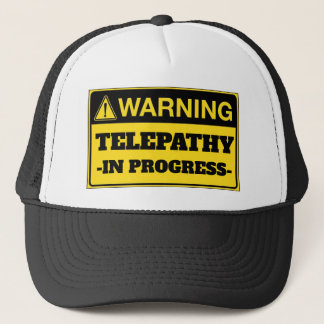 Warning: Telepathy In Progress Trucker Pet
