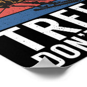 Warning Trees Dont Move Snow Winter Sport Skier Poster (Hoek)