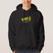 WARNING WILL TALK ABOUT MUSIC HOODIE (Voorkant)