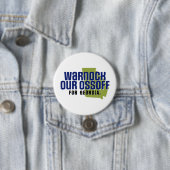 Warnock Our Ossoff Ronde Button 7,6 Cm (In situ)