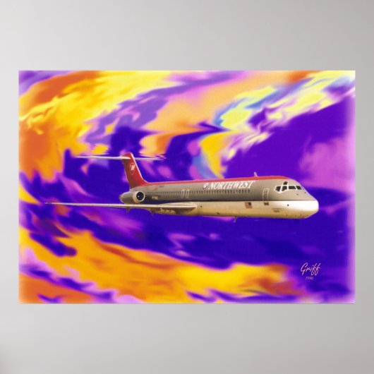 Warp 7 DC-9 Poster (Voorkant)