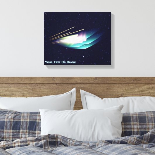 Warp Six Canvas Afdruk (Insitu (Slaapkamer))