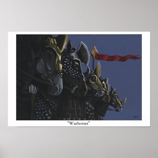 Warpaarden Poster (Voorkant)