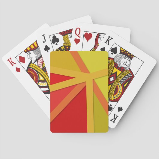 Warped Origami Pokerkaarten (Achterkant)