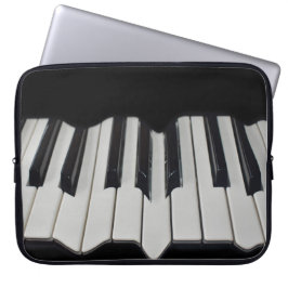 Warped Piano Keys Laptop Sleeve