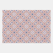 WARPPING PAPIER - 3 TINTEN WATERVERF ROZE INPAKPAPIER VEL (Voorkant 3)