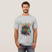 Warpsnelheid vooruit t-shirt (Voorkant volledig)