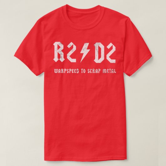 Warpspeed metaal t-shirt (Design voorkant)