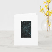 warpspeed Sticker Kaart (Gele Bloem)