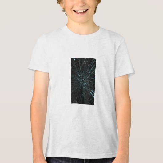 warpspeed Sticker Tri-Blend Shirt (Voorkant)