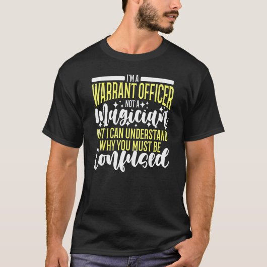 Warrants Officer, geen Magicien Warrants Officer T-shirt (Voorkant)