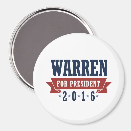 WARREN 2016 GECERTIFICEERD LINT MAGNEET (Voorkant / Achterkant)