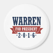 WARREN 2016 GECERTIFICEERD LINT MAGNEET (Voorkant)