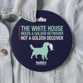 Warren 2020 - Bailey - Golden Retriever Ronde Button 6,0 Cm (In situ)
