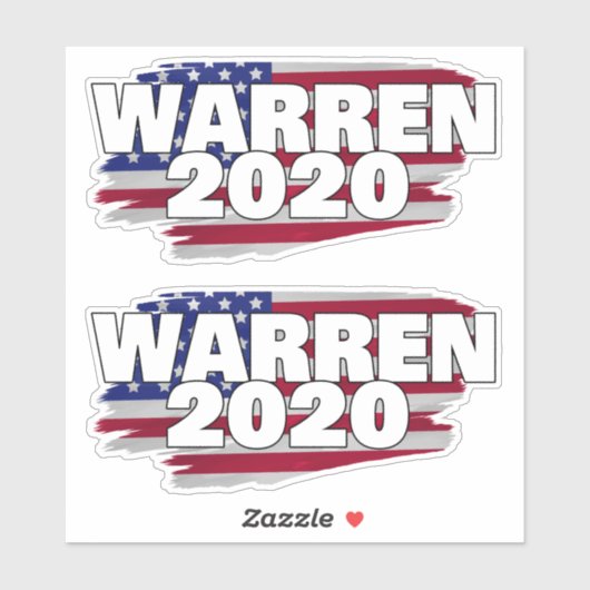 Warren 2020 sticker (Vel)