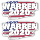 Warren 2020 sticker (Voorkant)